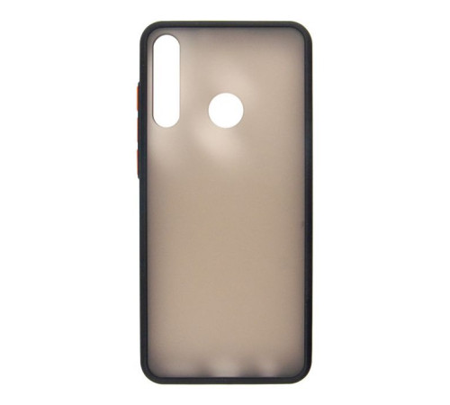 Чохол до мобільного телефона Dengos Matt Huawei Y6P, black (DG-TPU-MATT-54) (DG-TPU-MATT-54)