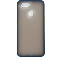 Чохол до мобільного телефона Dengos Matt OPPO A12, blue (DG-TPU-MATT-61)