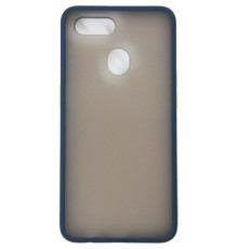 Чохол до мобільного телефона Dengos Matt OPPO A12, blue (DG-TPU-MATT-61)