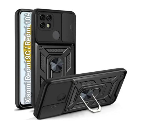 Чохол до мобільного телефона BeCover Military Xiaomi Redmi 9C / Redmi 10А Black (705578)