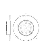Гальмівний диск REMSA 6664.00