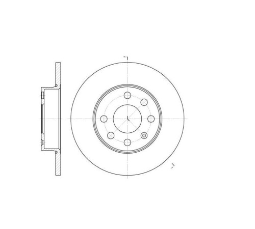 Гальмівний диск REMSA 6664.00
