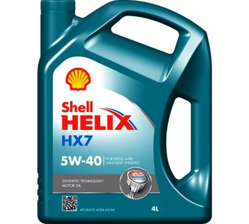 Моторна олива Shell Helix HX7 5W40 4л (2123)