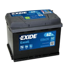 Акумулятор автомобільний EXIDE EXCELL 62A (EB620)