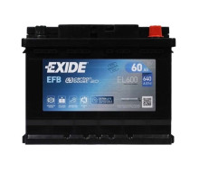 Акумулятор автомобільний EXIDE START-STOP EFB 60A (EL600)