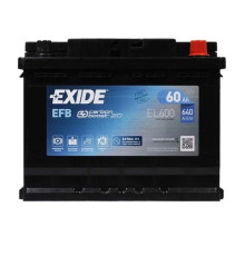 Акумулятор автомобільний EXIDE START-STOP EFB 60A (EL600)