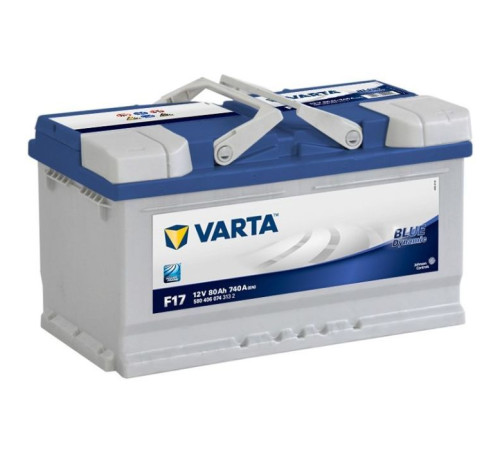 Акумулятор автомобільний Varta Blue Dynamic 80Аh (580406074)