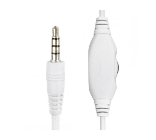 Наушники Gembird MHS-03 White/Red (MHS-03-WTRD)