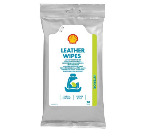 Автомобільна серветка Shell Leather Wipes (73234)