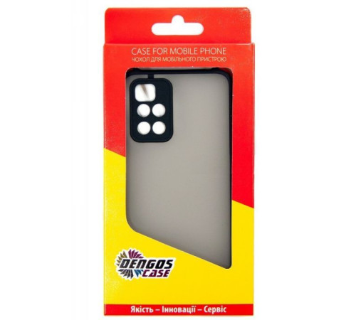 Чохол до мобільного телефона Dengos Matte Bng Redmi 10 (black) (DG-TPU-BNG-12)