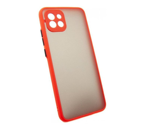 Чохол до мобільного телефона Dengos Matte Samsung Galaxy A03 (red) (DG-TPU-MATT-95)
