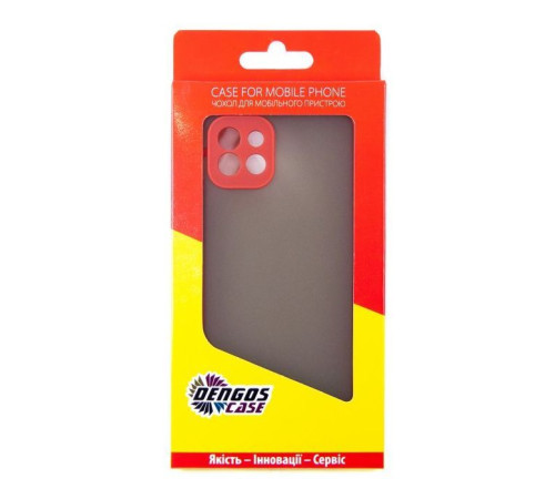 Чохол до мобільного телефона Dengos Matte Samsung Galaxy A03 (red) (DG-TPU-MATT-95)