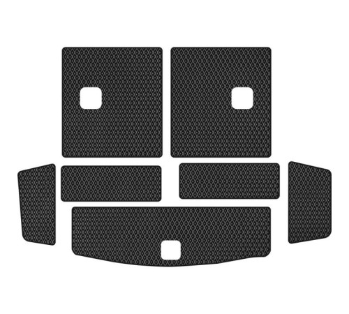 Коврик в багажник EVAtech Chevrolet Captiva (C140) 7 seats MT 2011_2018 1 пок SUV EU (CT1173BE7RBB)