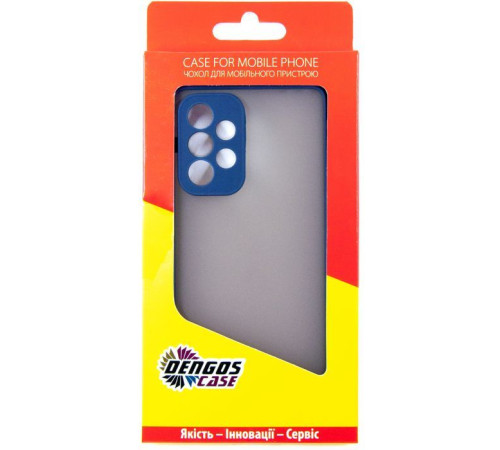 Чохол до мобільного телефона Dengos Matte Samsung Galaxy A53 (blue) (DG-TPU-MATT-101)