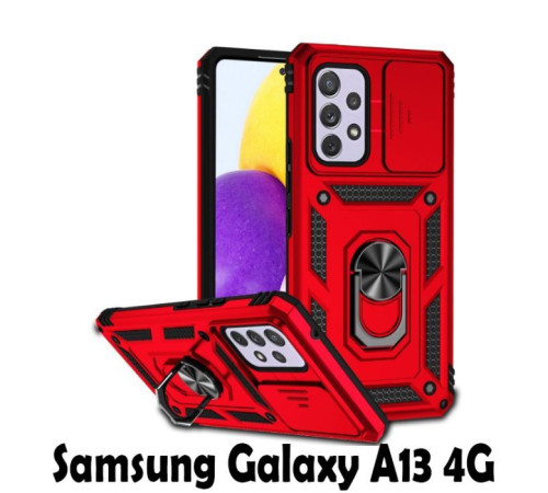Чохол до мобільного телефона BeCover Military Samsung Galaxy A13 4G SM-A135 Red (707395)