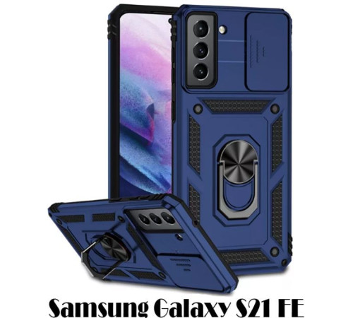 Чохол до мобільного телефона BeCover Military Samsung Galaxy S21 FE SM-G990 Blue (707365)