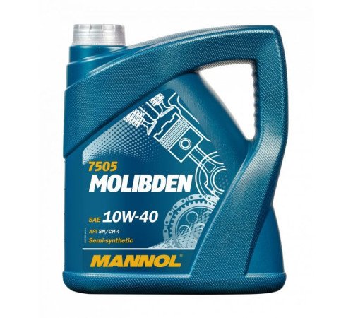 Моторное масло Mannol MOLIBDEN 4л 10W-40 (MN7505-4)