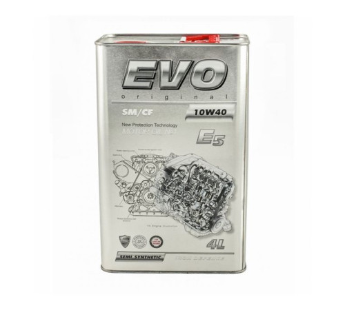 Моторна олива EVO E5 10W-40 SM/CF 4L (E5 4L 10W-40)