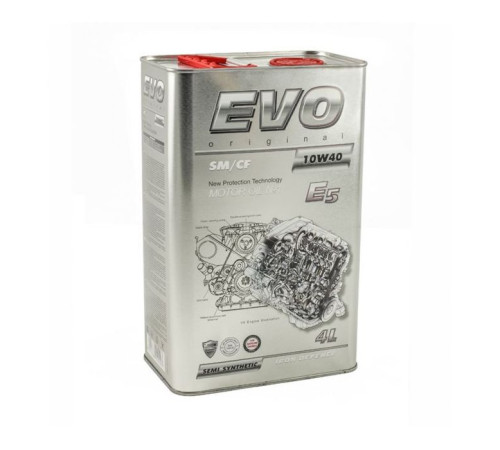 Моторна олива EVO E5 10W-40 SM/CF 4L (E5 4L 10W-40)