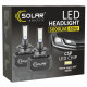 Автолампа SOLAR H7 LED 12/24V 40W 5000Lm 6000K, CSP1860 (8207)