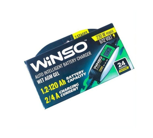 Зарядний пристрій для автомобільного акумулятора WINSO 139700