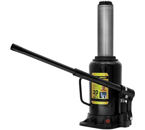 Домкрат Sigma гідравлічний пляшковий 20т H 242-452мм (6101201)