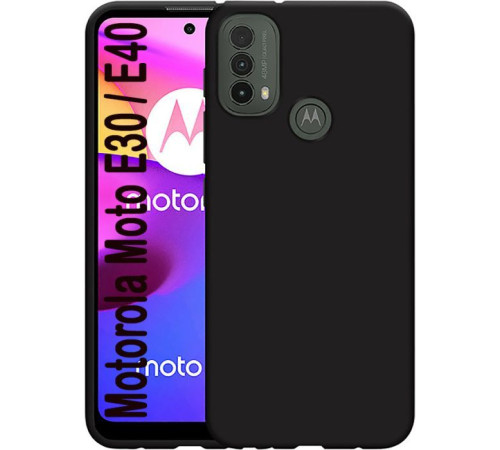 Чохол до мобільного телефона BeCover Motorola Moto E30 / E40 Black (707987)