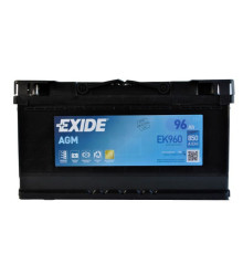 Акумулятор автомобільний EXIDE START-STOP AGM 96Ah Ев (-/+) (EK960)
