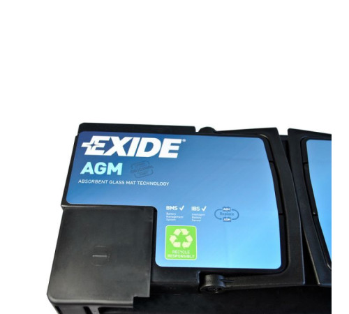 Акумулятор автомобільний EXIDE START-STOP AGM 96Ah Ев (-/+) (EK960)