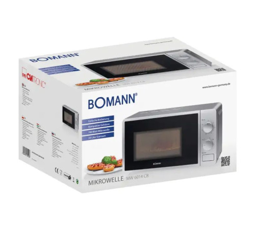 Микроволновая печь Bomann MW 6014 CB silver (MW6014CB silver)