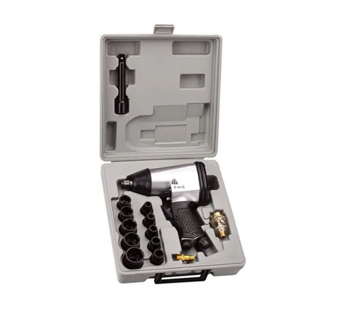 Гайковерт Airkraft пневмо 1/2" з набором інструменту 17од. (AT-5004SG)