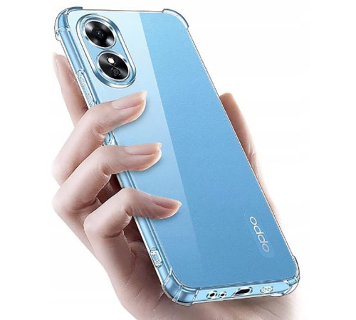 Чохол до мобільного телефона BeCover Anti-Shock Oppo A17 Clear (708894)
