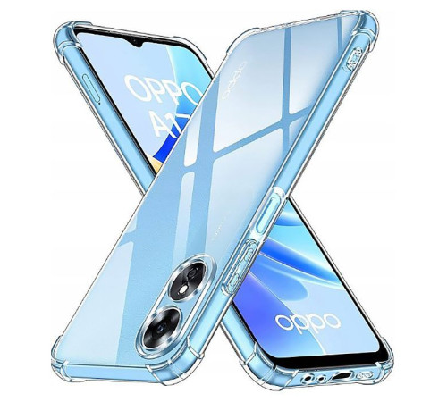 Чохол до мобільного телефона BeCover Anti-Shock Oppo A17 Clear (708894)