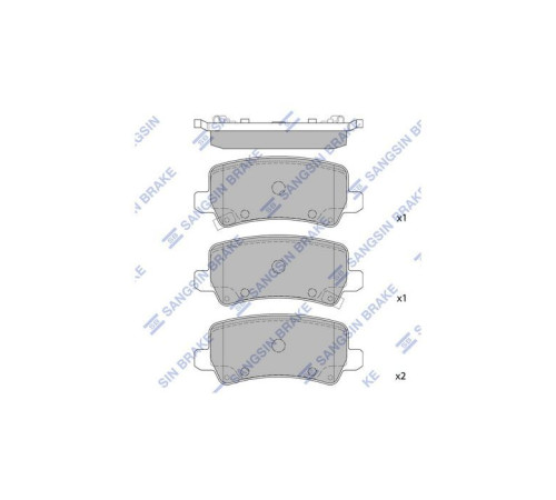 Гальмівні колодки HI-Q SP1499