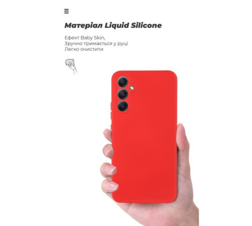 Чохол до мобільного телефона Armorstandart ICON Case Samsung A34 5G (A346) Camera cover Red (ARM66173)