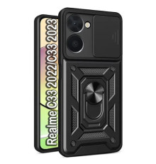 Чохол до мобільного телефона BeCover Military Realme C33 2022/C33 2023 Black (709170)