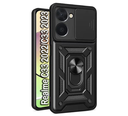 Чохол до мобільного телефона BeCover Military Realme C33 2022/C33 2023 Black (709170)