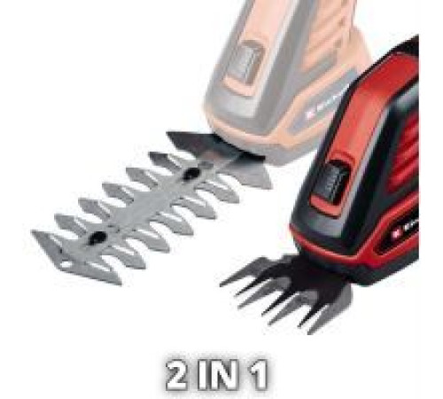 Кущоріз Einhell GC-CG 3,6/70 Li WT, 3.6В 2 Аг, 70/110мм, крок різу 8мм, 0.8кг (3410365)