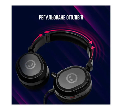 Навушники Lorgar Kaya 360 USB Black (LRG-GHS360)