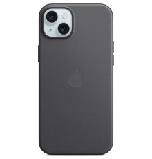 Чохол до мобільного телефона Apple iPhone 15 Plus FineWoven Case with MagSafe Black (MT423ZM/A)