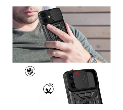 Чохол до мобільного телефона BeCover Military Apple iPhone 11 Black (709949)