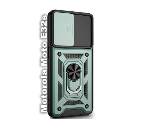 Чохол до мобільного телефона BeCover Military Motorola Moto E32s Dark Green (709969)