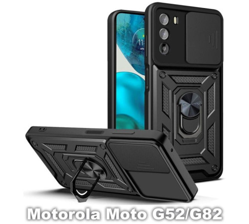Чохол до мобільного телефона BeCover Military Motorola Moto G52/G82 Black (709972)