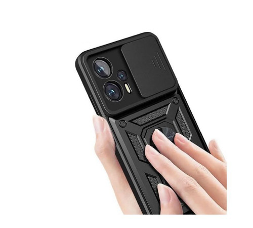 Чохол до мобільного телефона BeCover Military Poco F5 Black (709996)