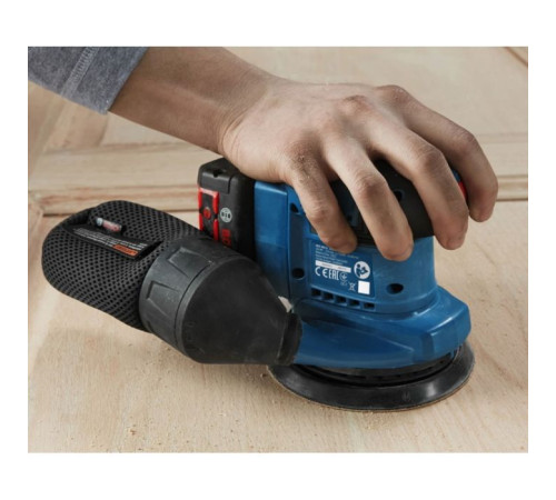 Шліфувальна машина Bosch GEX 185-LI, 18В, 125 мм, 6000-10000 об/хв (без АКБ та ЗП) (0.601.3A5.020)