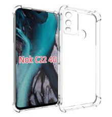 Чохол до мобільного телефона BeCover Anti-Shock Nokia C22 Clear (709829)