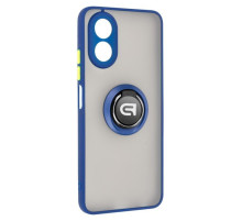 Чехол для мобильного телефона Armorstandart Frosted Matte Ring OPPO A18 4G/A38 4G Navy Blue (ARM72701)