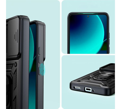 Чохол до мобільного телефона BeCover Military Xiaomi 13T/13T Pro Black (710557)