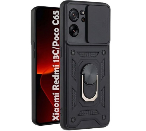 Чохол до мобільного телефона BeCover Military Xiaomi Redmi 13C / Poco C65 Black (710561)