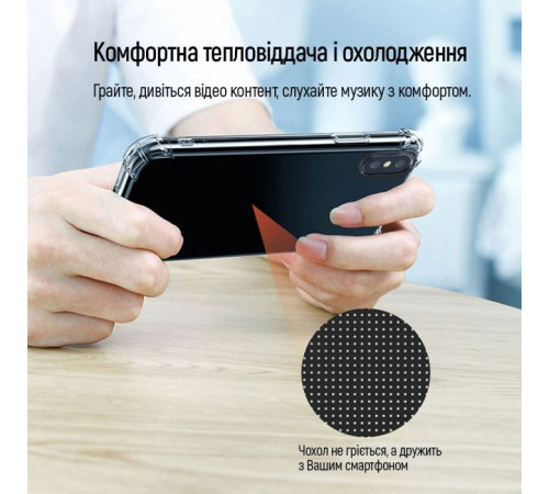 Чохол до мобільного телефона BeCover Anti-Shock Honor X6a Clear (710600)